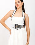 Vestido Halter Blanco