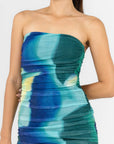 Vestido Strapless Verde