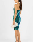 Vestido Strapless Verde