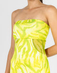 Vestido Verde Fosforescente