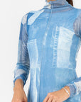 Vestido Largo Azul