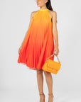 Vestido Multicolor Naranja