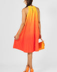 Vestido Multicolor Naranja