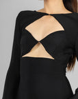 Vestido Negro Bandage