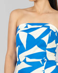 Vestido Figuras Azul