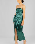 Vestido Strapless Verde