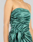 Vestido Strapless Verde