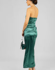 Vestido Strapless Verde