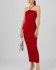 Vestido Rojo Strapless