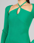 Vestido Verde Tejido