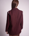 Blazer Burgundy